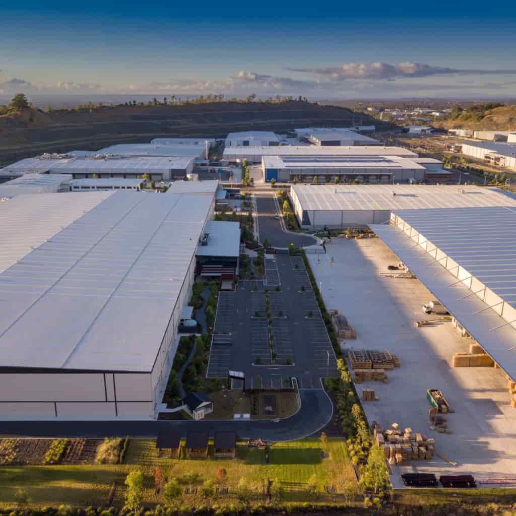 exterior de un parque industrial